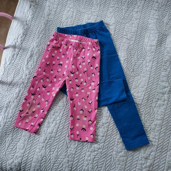 Set of 2: Hanna Andersson Leggings, Girls Size 4 - Picture 2 of 6
